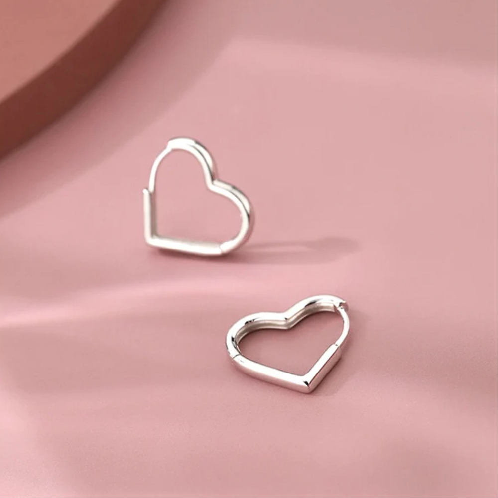 Pendientes con Forma de Corazón (PAR)
