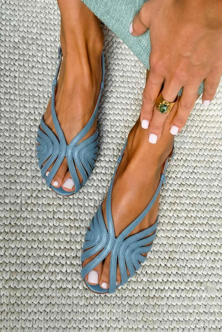 Sandalias de Plataforma Baja Muy  Frescas y Cómodas