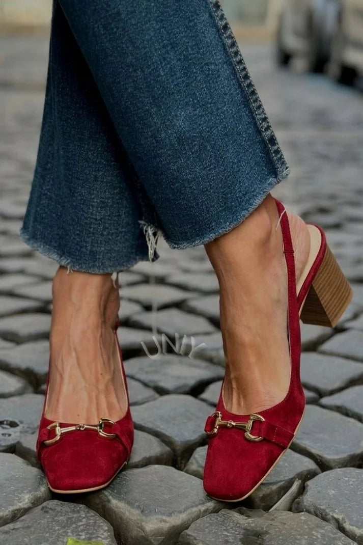 Tacones con Cómodo Tacón de Bloque y Estilo Elegante para Cualquier Ocasión