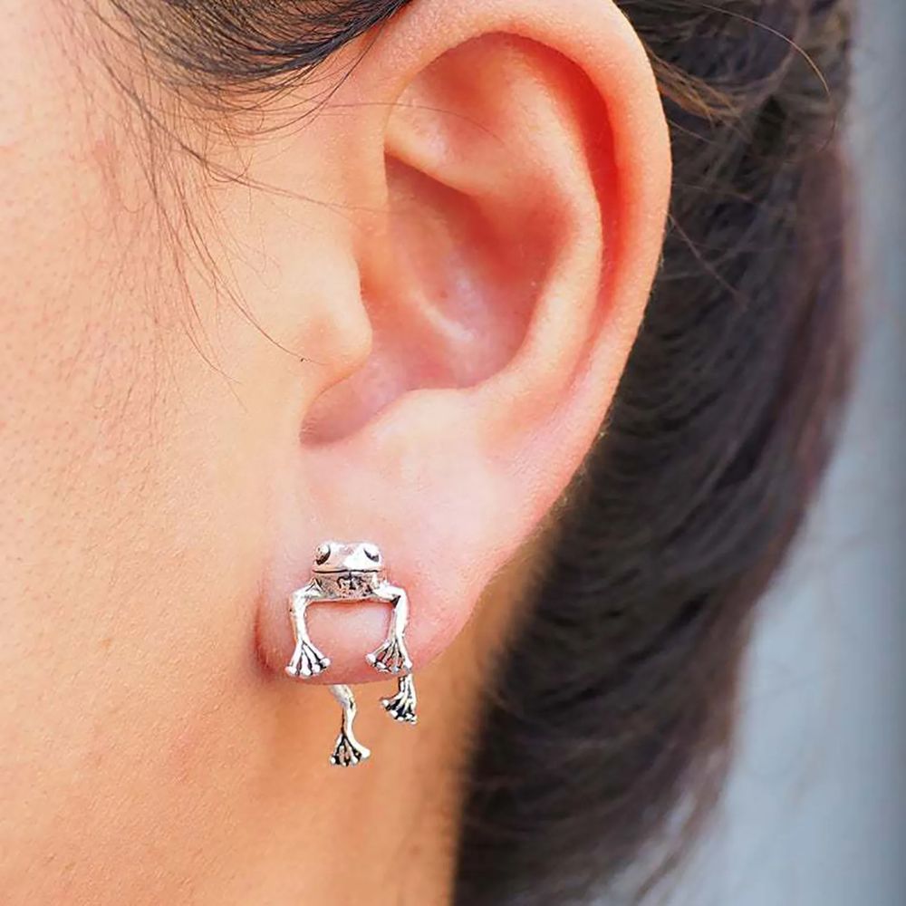 Pendientes con Forma de Rana