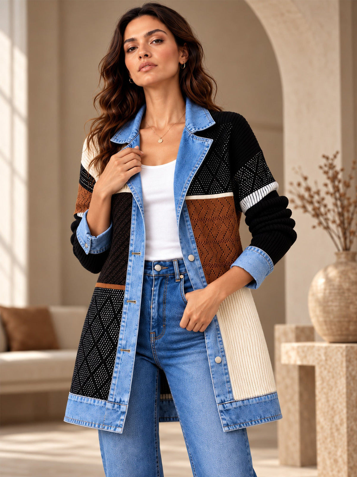 Chaqueta Vaquera Elegante