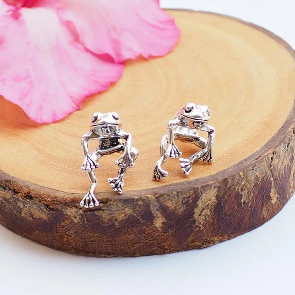 Pendientes con Forma de Rana