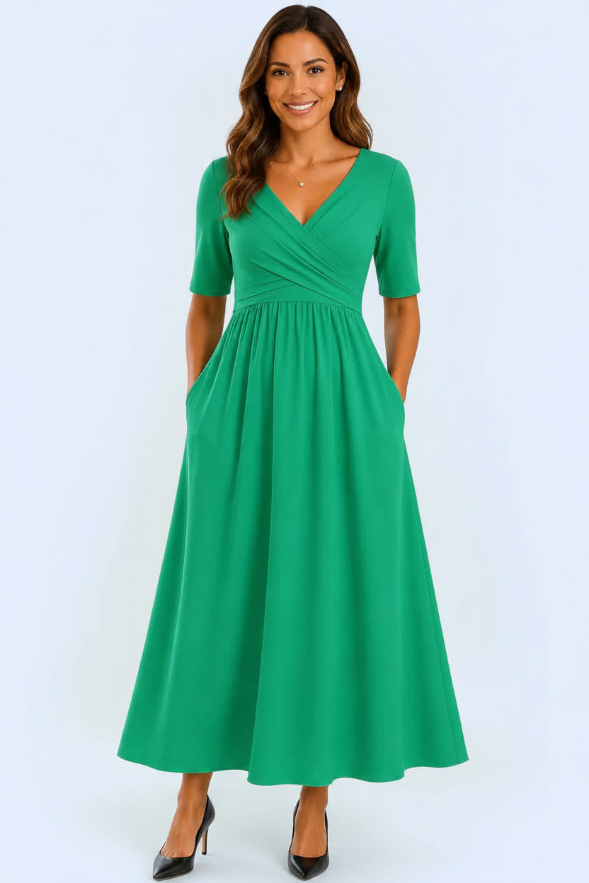 Karen /Vestido Midi Cruzado