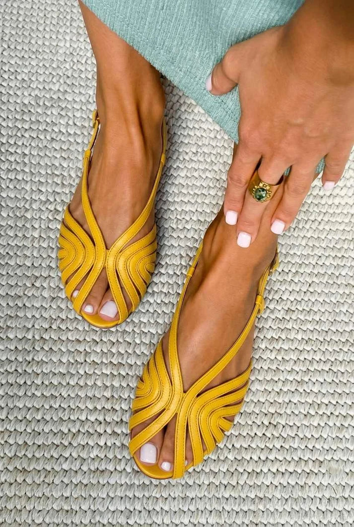 Sandalias de Plataforma Baja Muy  Frescas y Cómodas