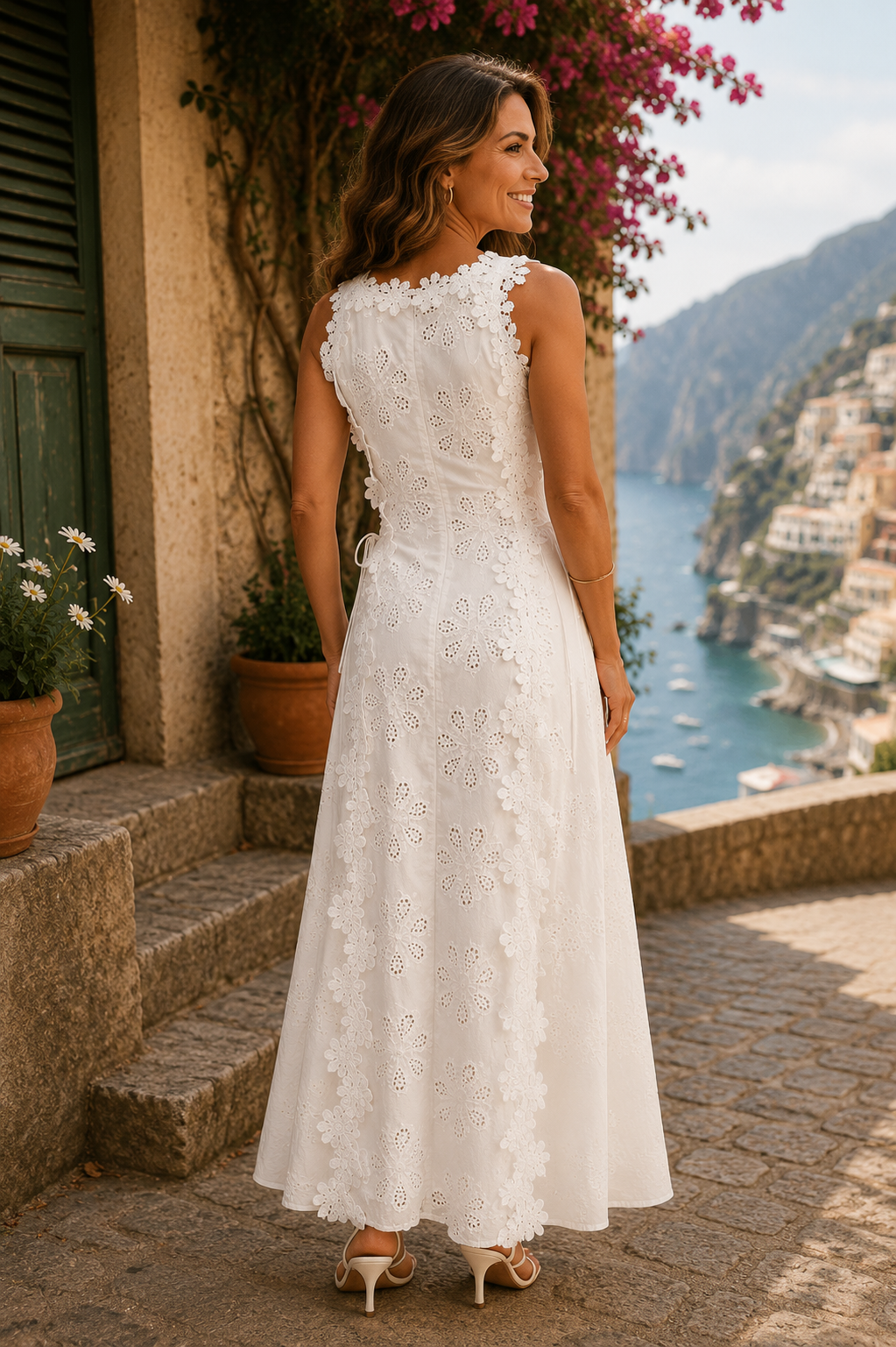 Paloma | Elegante vestido largo bordado