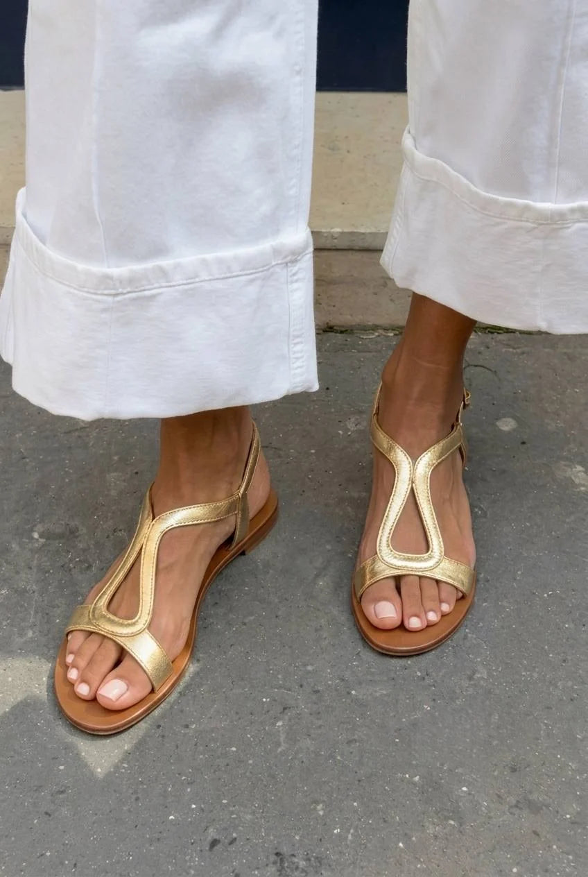 Sandalias Abiertas de Plataforma Baja Casuales