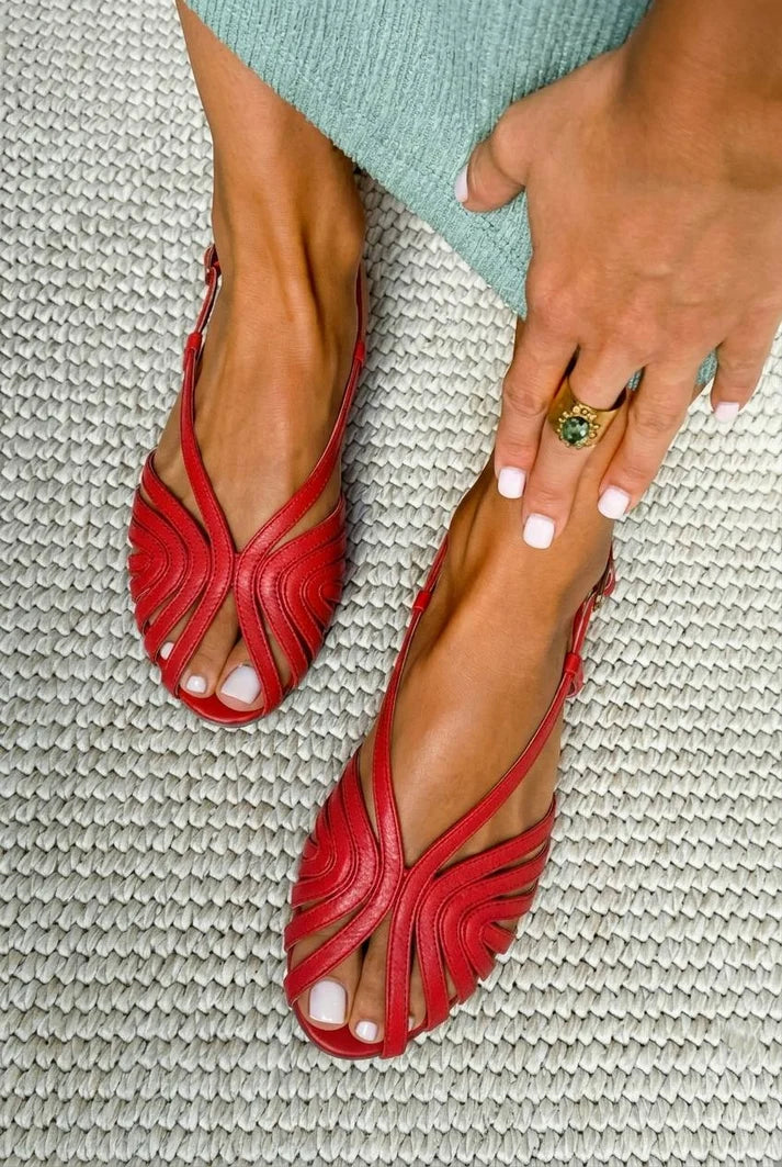 Sandalias de Plataforma Baja Muy  Frescas y Cómodas
