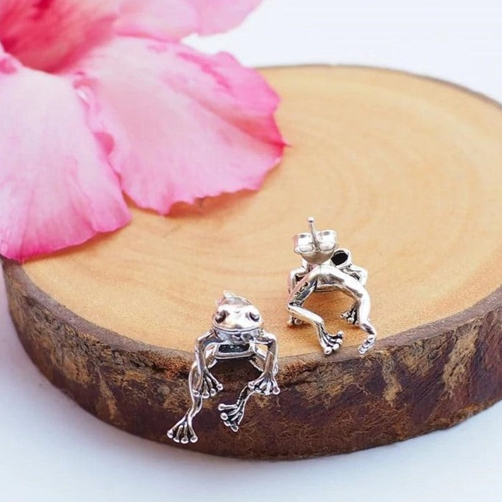 Pendientes con Forma de Rana