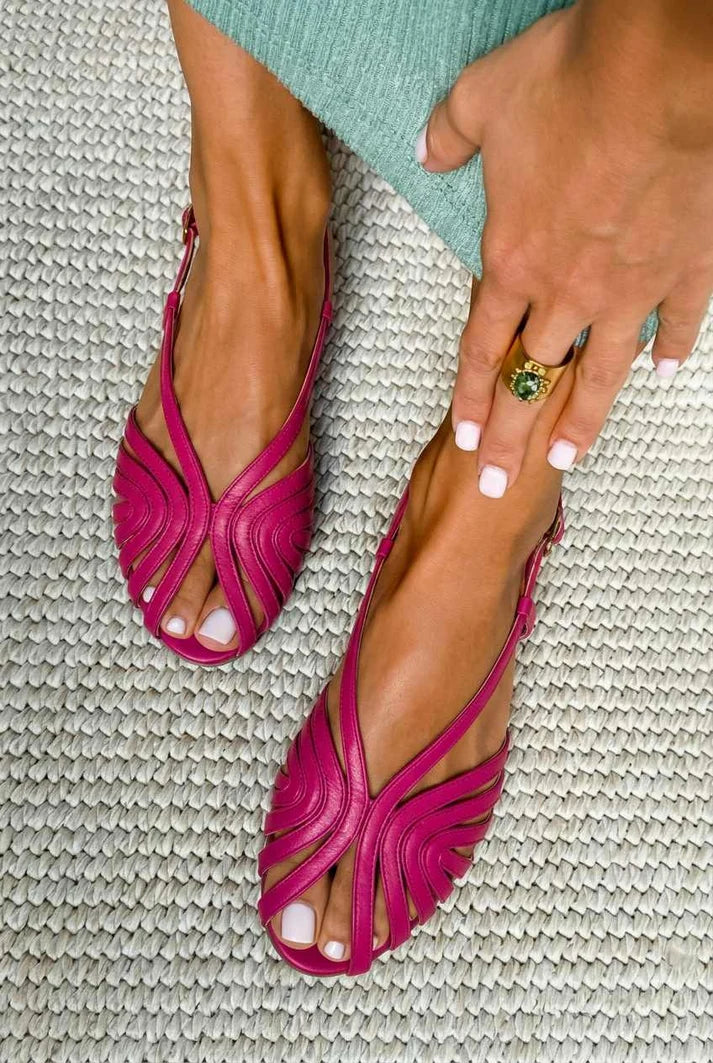 Sandalias de Plataforma Baja Muy  Frescas y Cómodas