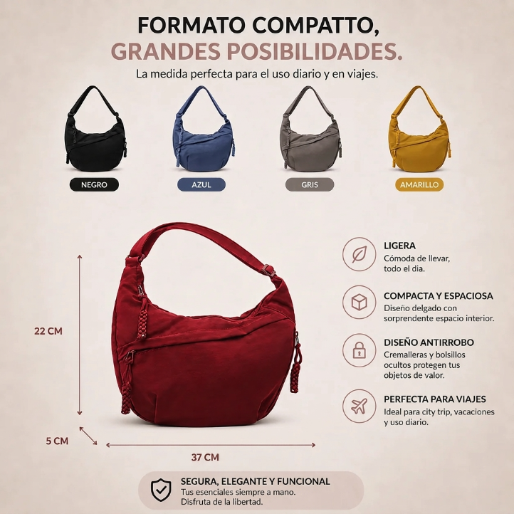 Mara | Bolso de Hombro Azul