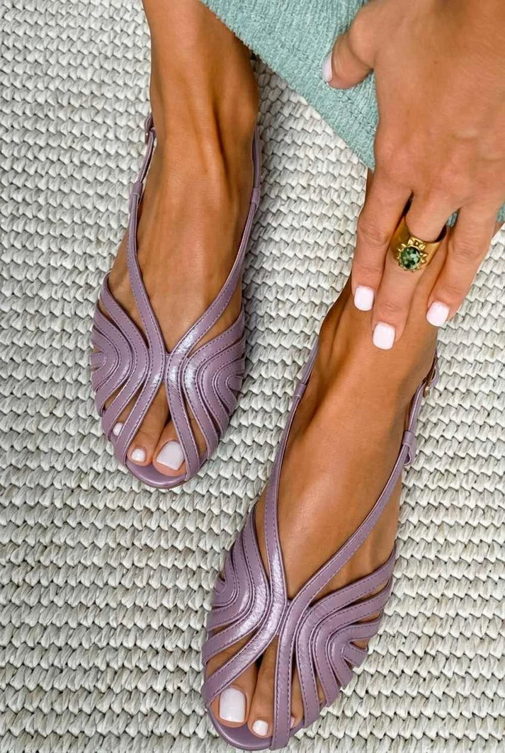 Sandalias de Plataforma Baja Muy  Frescas y Cómodas
